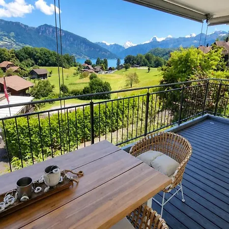 Switzerland Am Thunersee, Xxl Terrasse Apartment Spiez