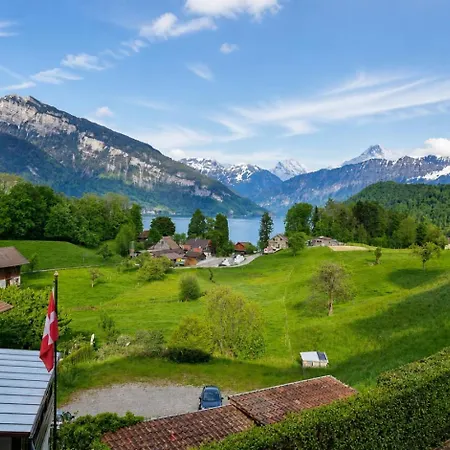 Switzerland Am Thunersee, Xxl Terrasse Apartmán