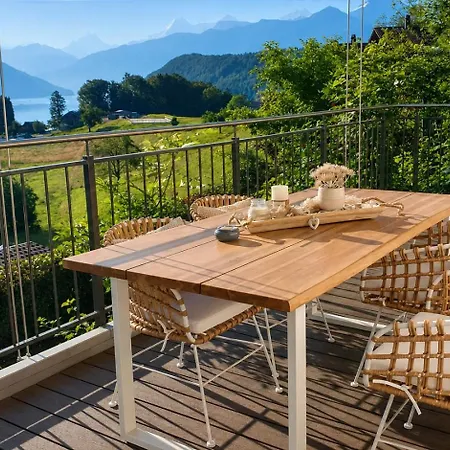 Switzerland Am Thunersee, Xxl Terrasse *